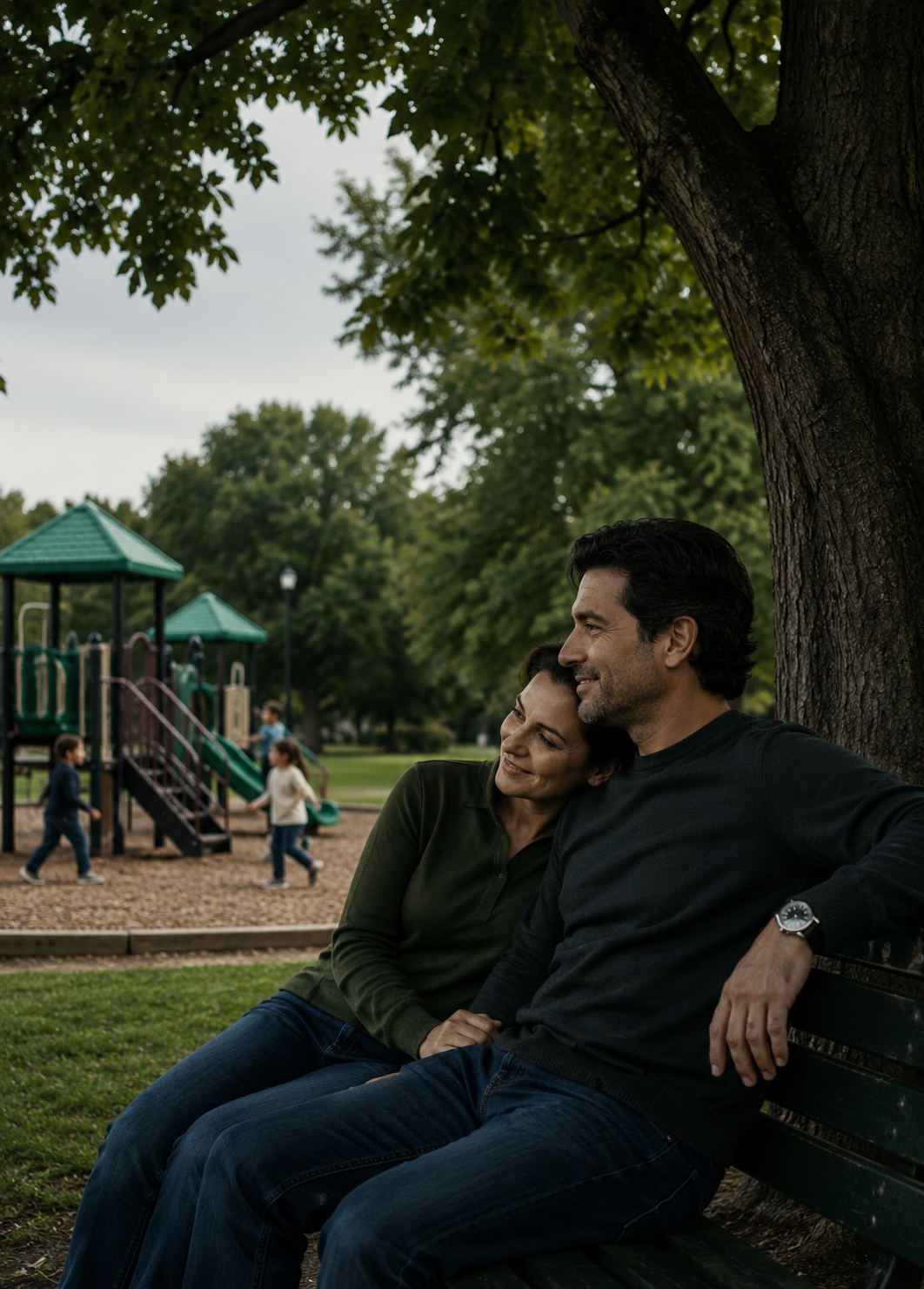 A quiet moment in the park